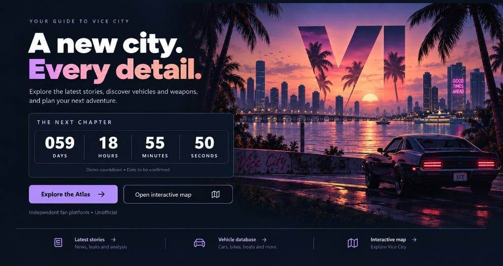 Vice City skyline in GTA 6